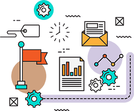 Search engine optimization service illustration